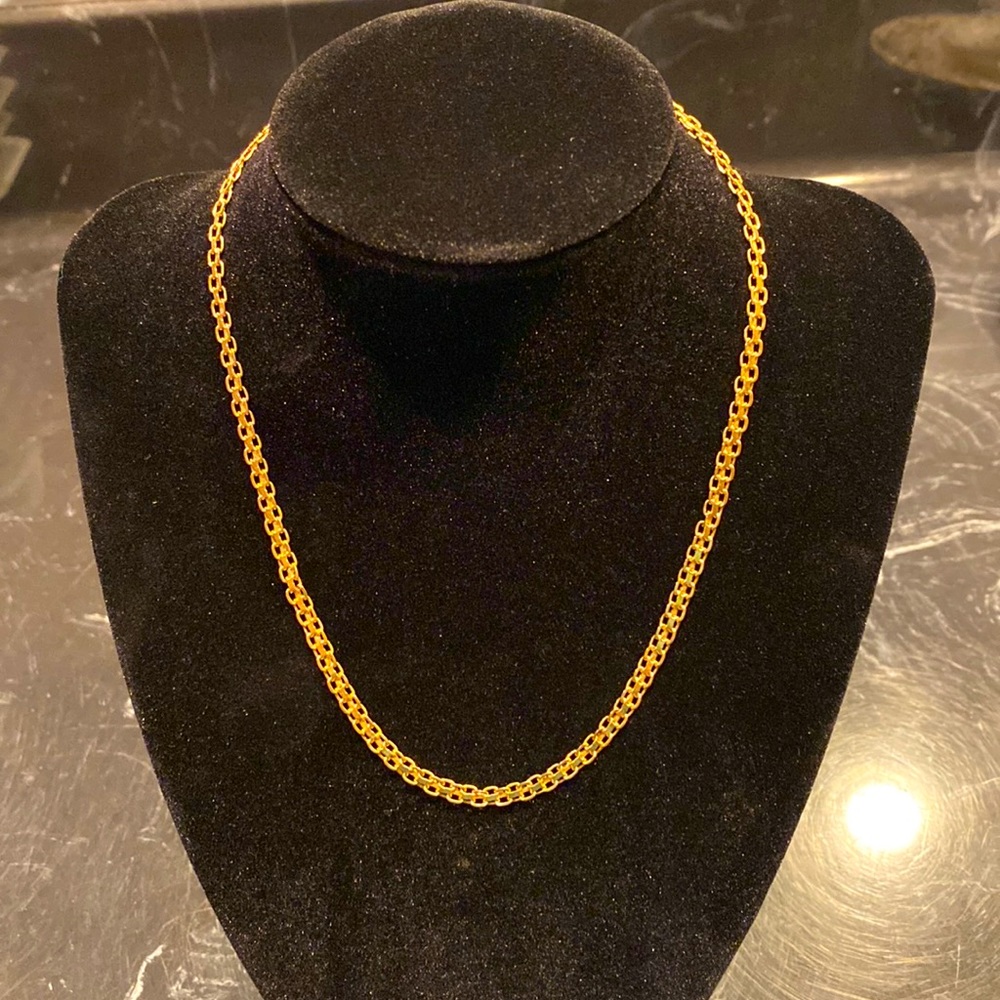 18 kt Gold necklace. 16”
